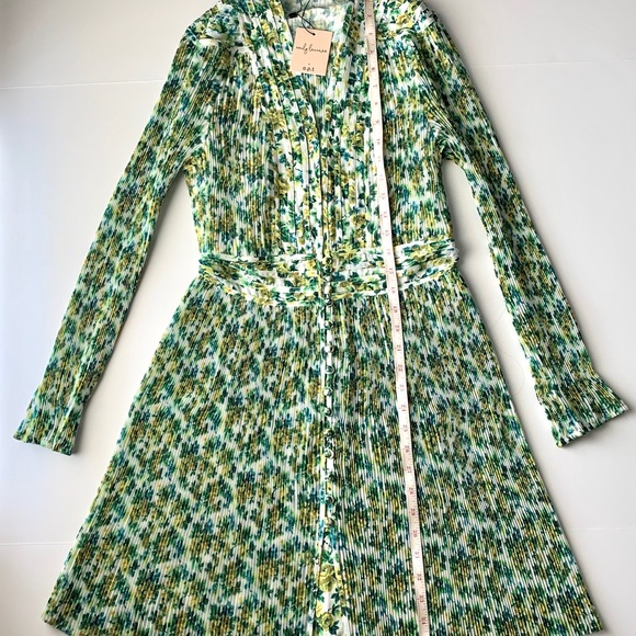 O.P.T X EMILY LUCIANO • Pleated Midi Dress - Picture 7 of 11